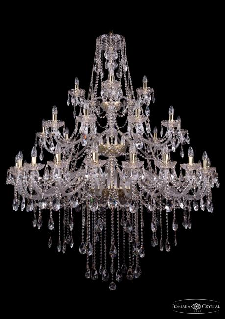 Подвесная хрустальная люстра 1415 Bohemia 1415/20+10+5/530/3d G