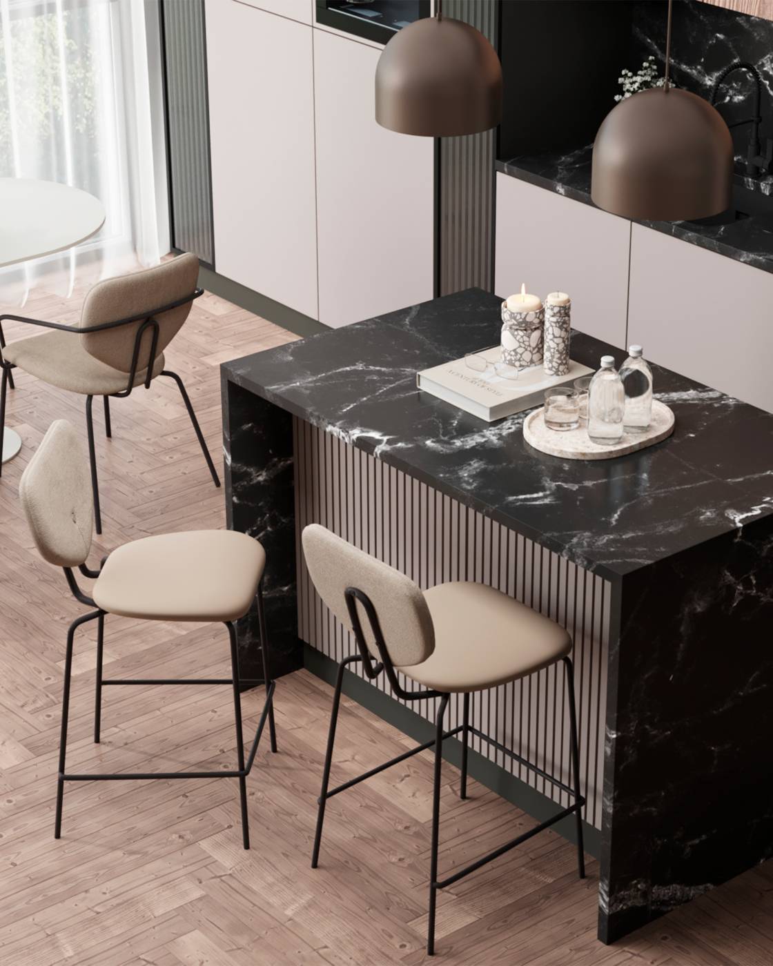 Полубарный стул Stool Group Masey B2339-H65 M8529+ Curio-84