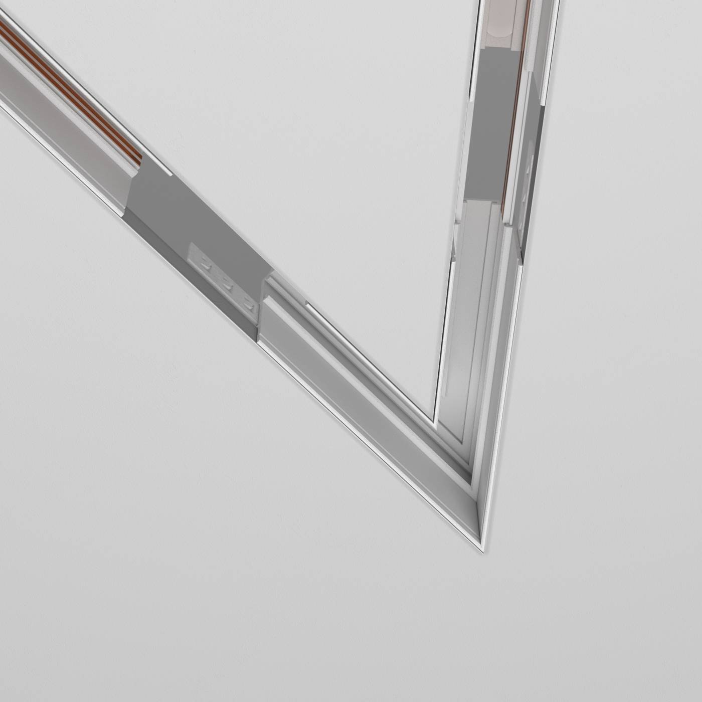 Угол-соединитель 45градусов Exility встраиваемый белый Maytoni Accessories For Tracks Exility TRA034CLS-42W