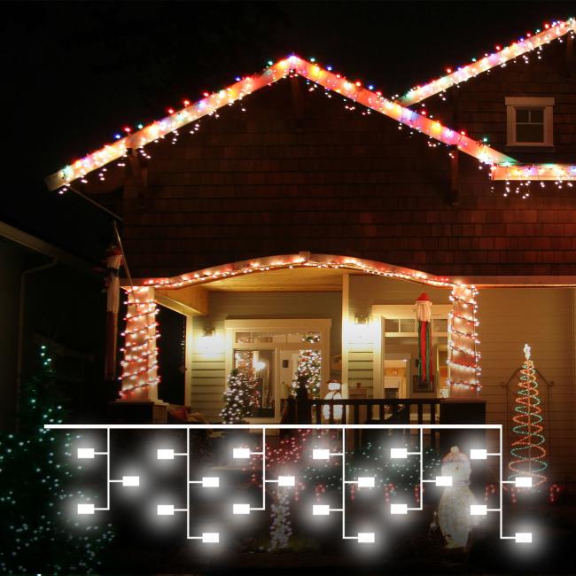 100-101 мульти с эффектом мерцания 3*0,6м IP65 Гирлянда-дождь Eurosvet 100-101 100-101 мульти с эффектом мерцания 3*0,6м IP65