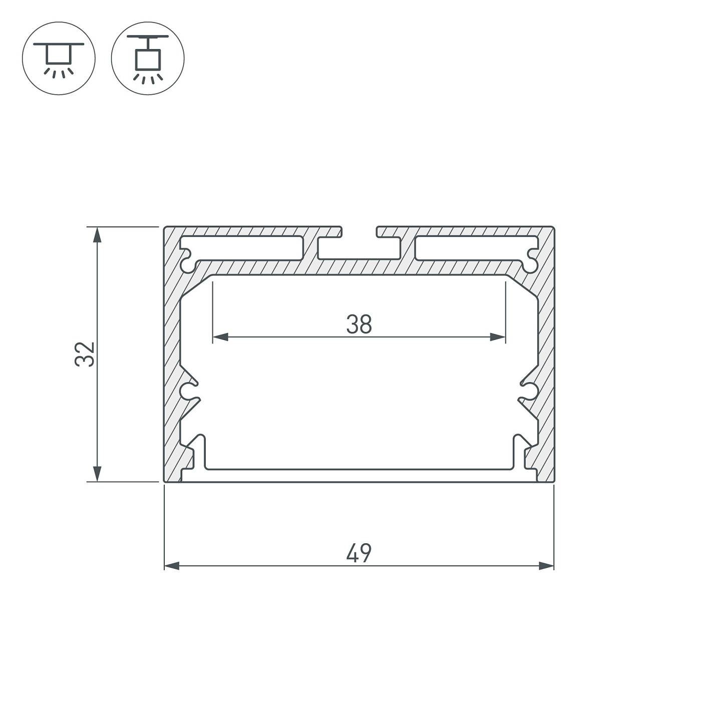 Профиль Arlight Sl-Line 027988