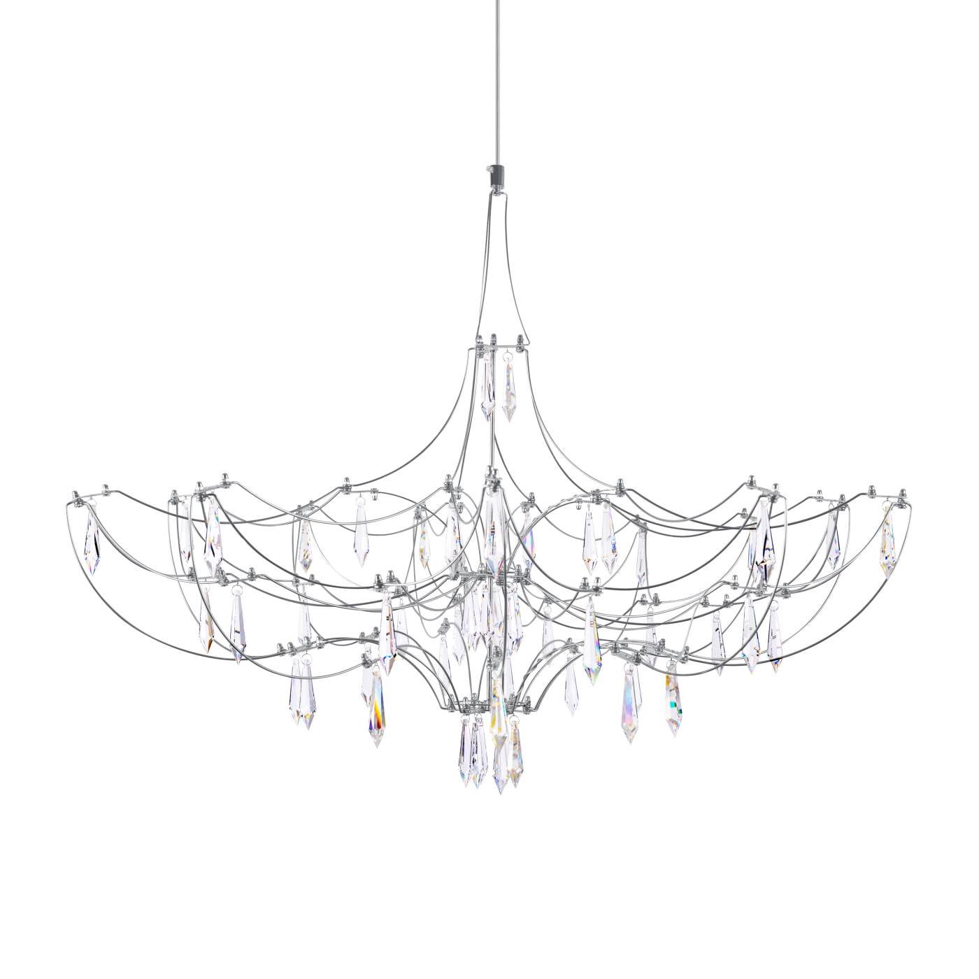 10589/900 Silver Asfour Подвесная люстра Mira Loft It 10589/900 Silver Asfour
