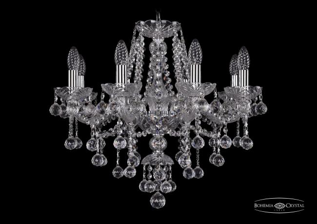 Подвесная хрустальная люстра 1415 Bohemia 1415/8/200 Ni Balls