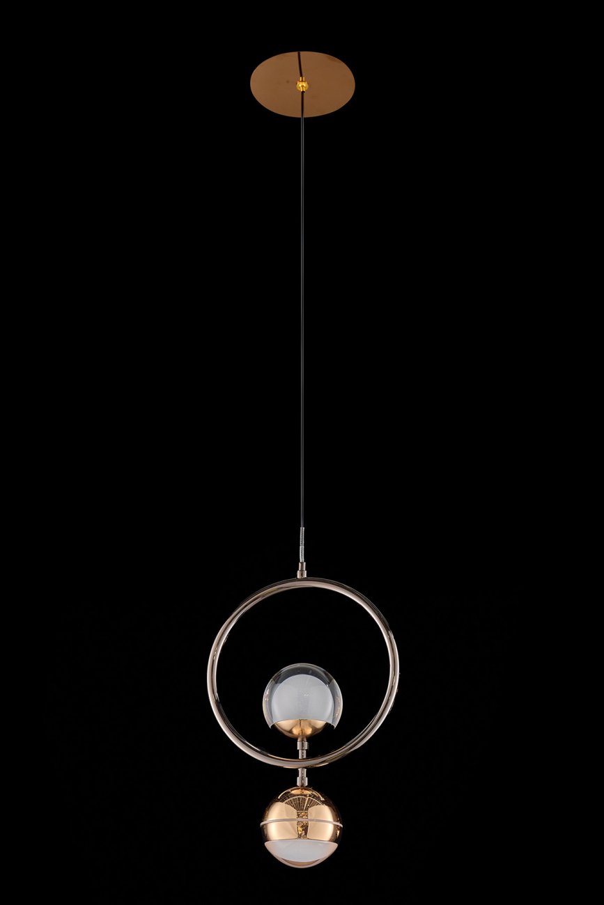 LE7709/1L Black Chrome/Gold Светильник подвесной LEON Lilith LE7709/1L Black Chrome/Gold