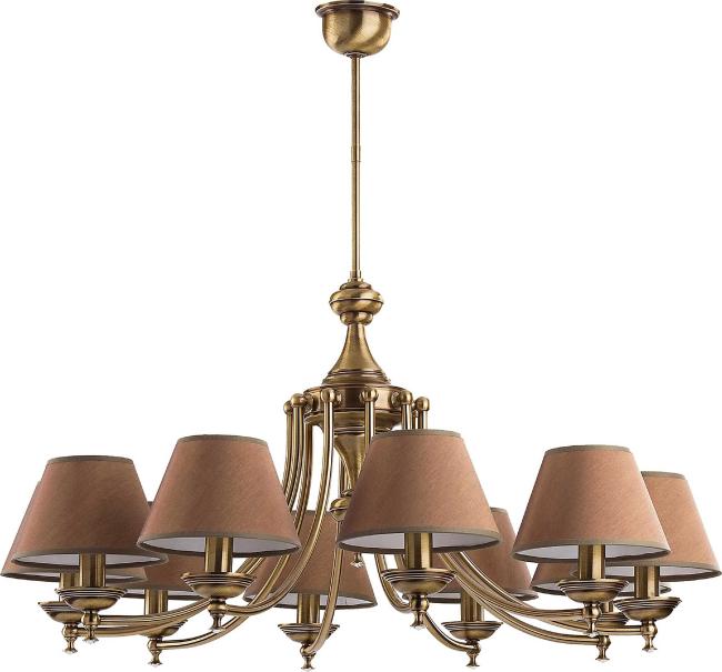 SAN-ZW-10(P/A)CR Люстра на штанге Kutek San Marino Aba?ur SAN-ZW-10(P/A)CR