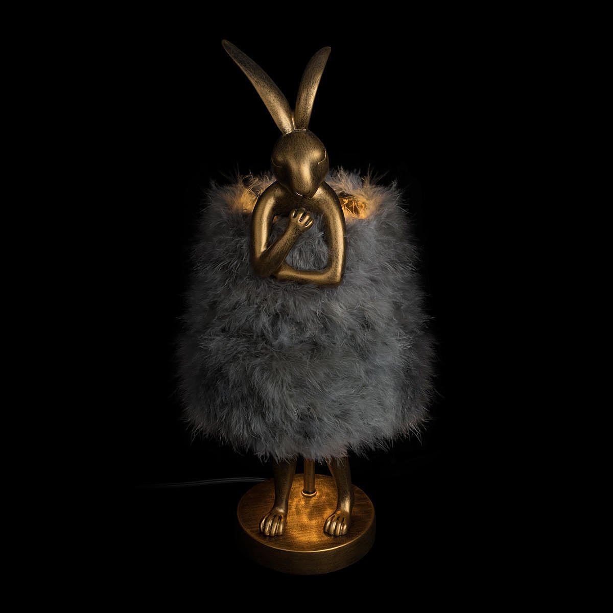 10315/A Grey fluff Настольная лампа Loft It Lapine 10315/A Grey fluff