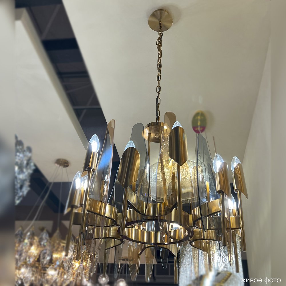 CASA SP-PL12 BRASS Подвесная люстра Crystal Lux Casa CASA SP-PL12 BRASS