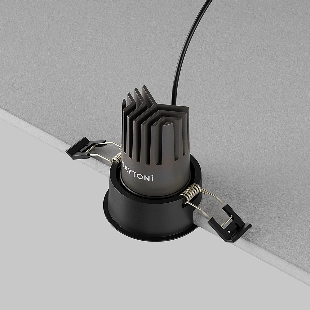 DL123-10W-3K-B Встраиваемый светильник Maytoni Dip DL123-10W-3K-B