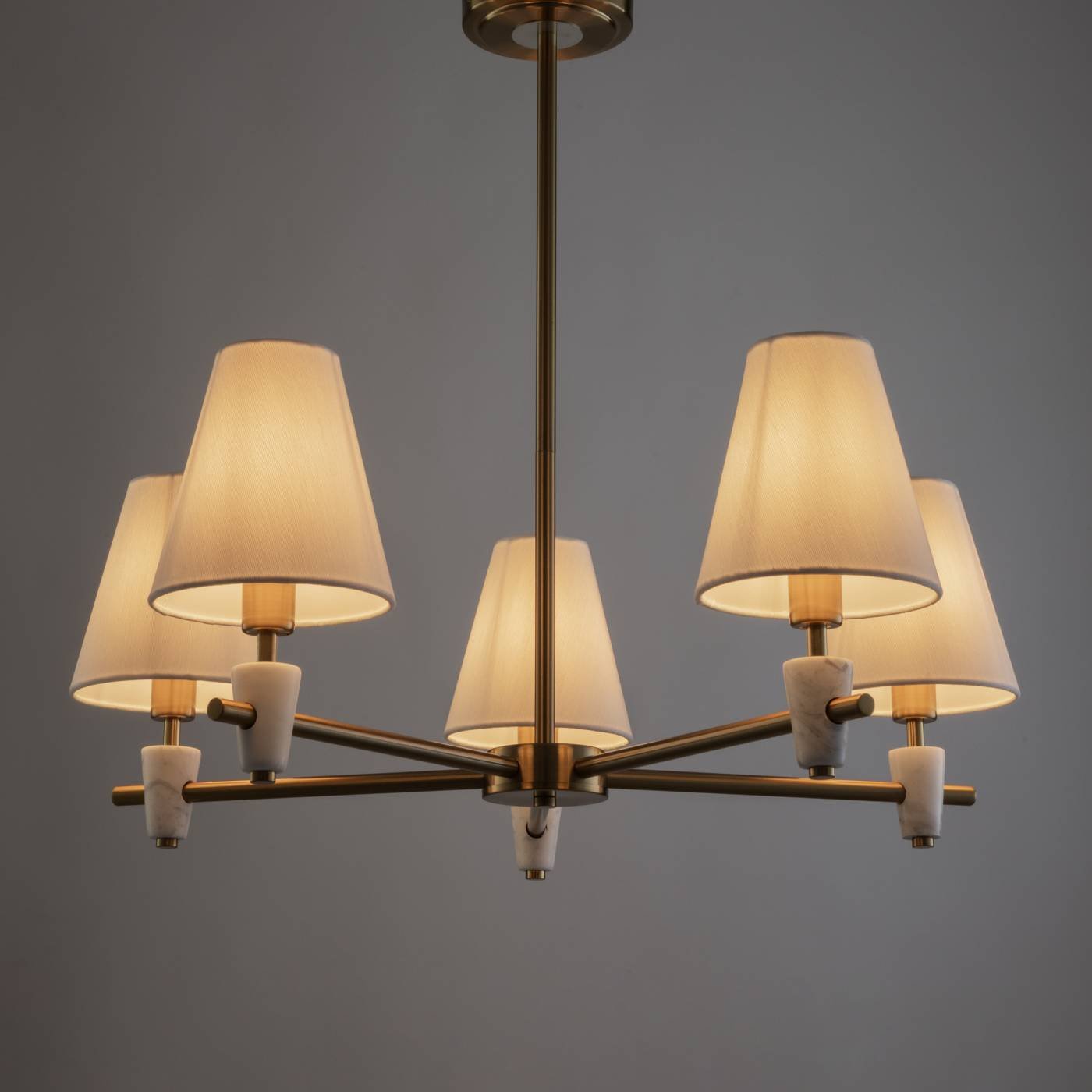 FR5371CL-05BS Люстра на штанге Freya Pietra FR5371CL-05BS