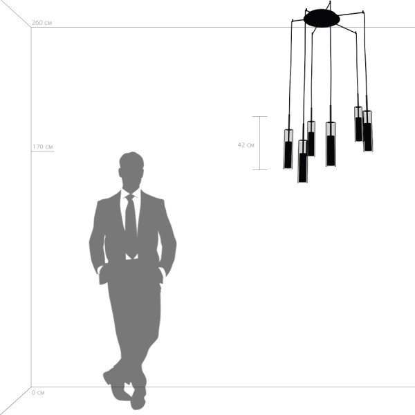 756067 Светильник подвесной Lightstar Cilino 756067