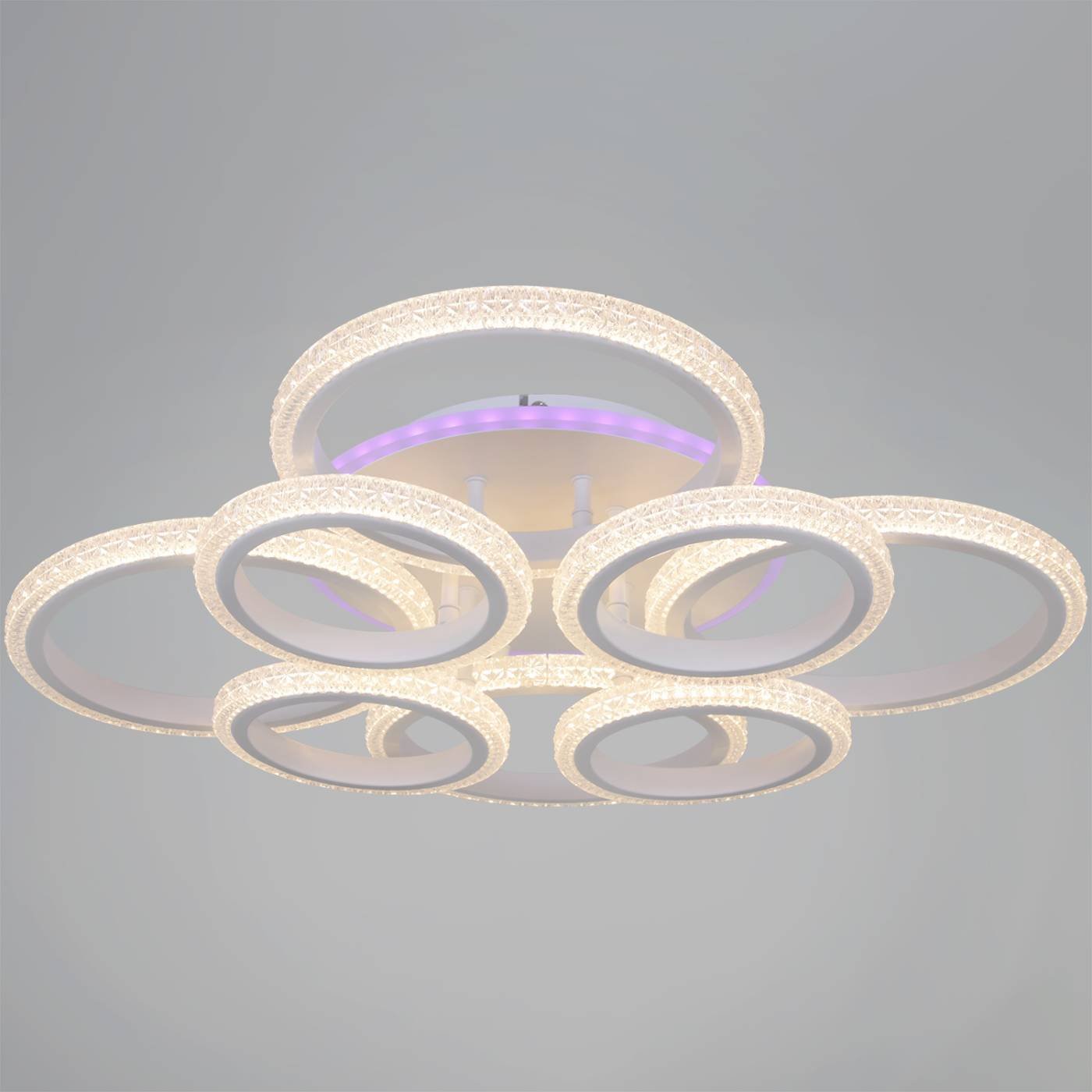 Потолочная люстра Reluce 06333-0.3-4+4A WH (RGB)