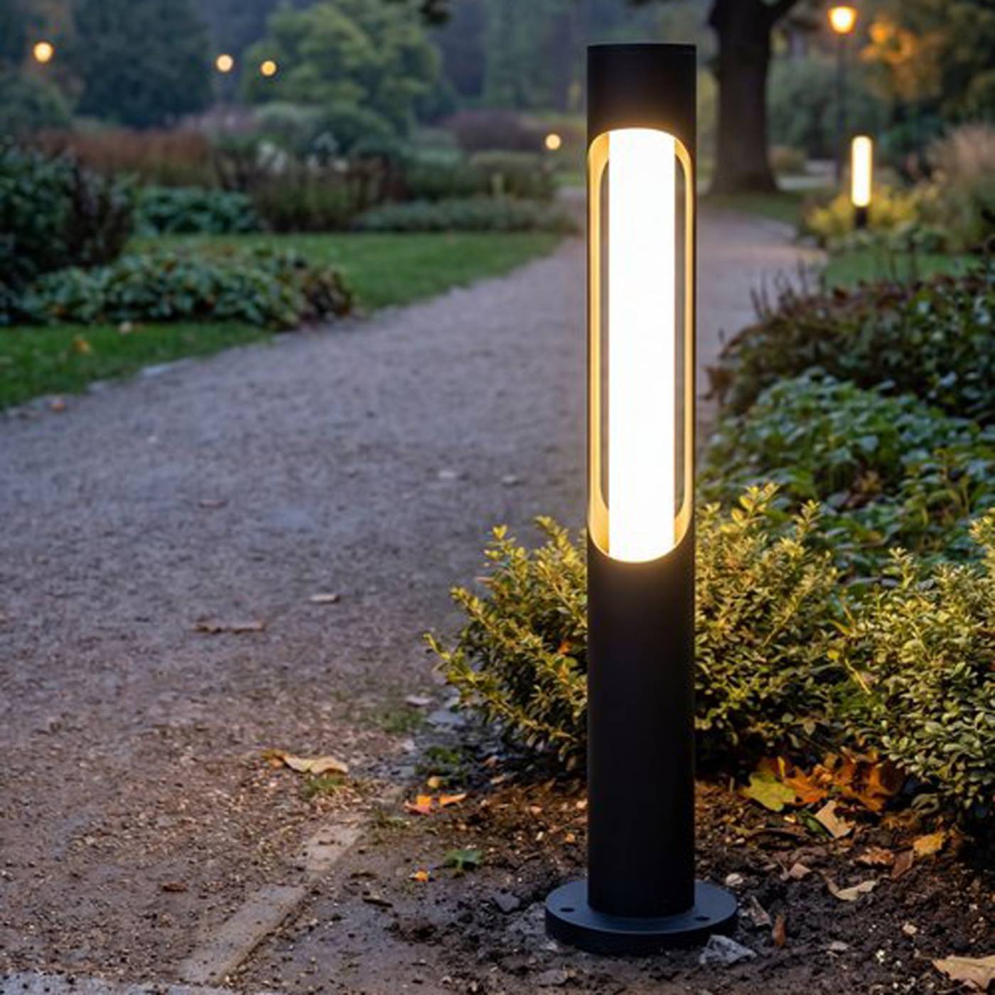 Наземный фонарь Reluce 09986-0.7-001JH 0.6M LED18W BK RLOS