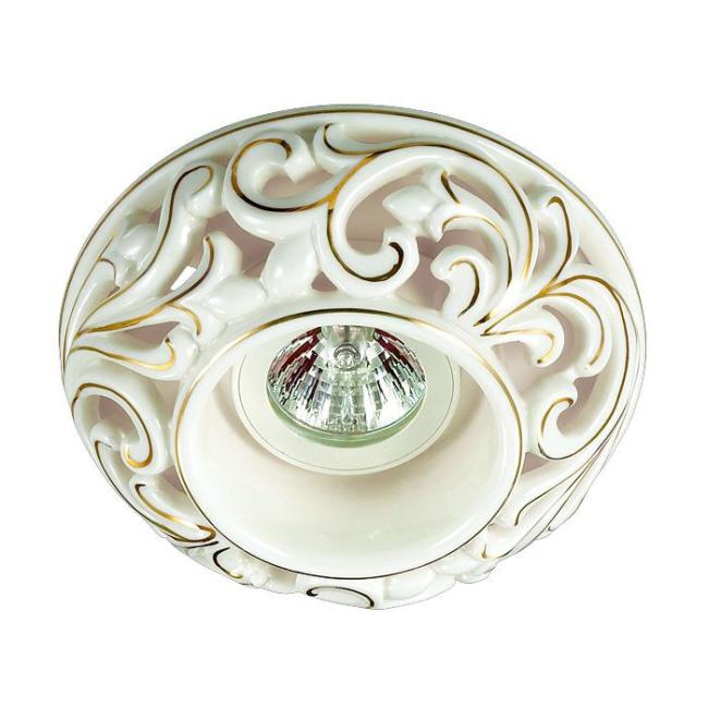 Встраиваемый светильник с узорами Ola 370195 Novotech