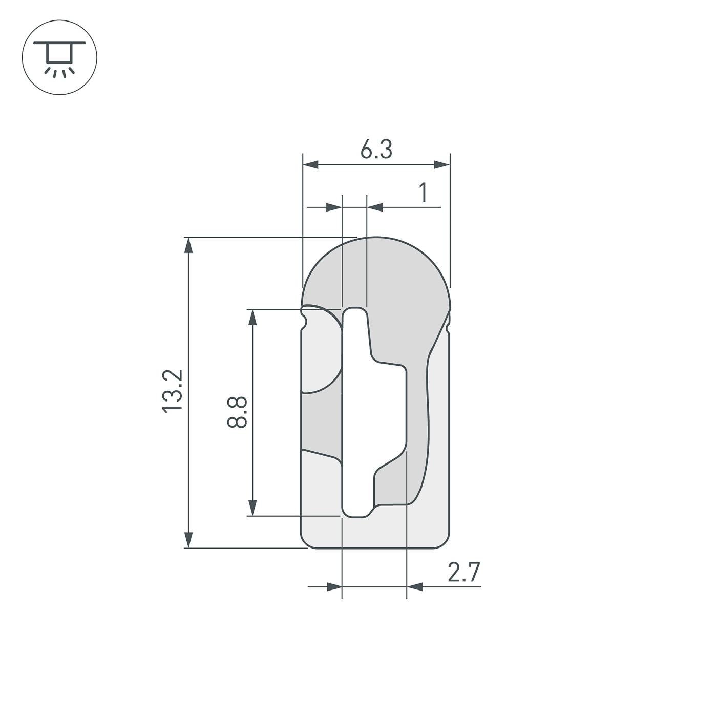 Профиль Arlight Wph 041087