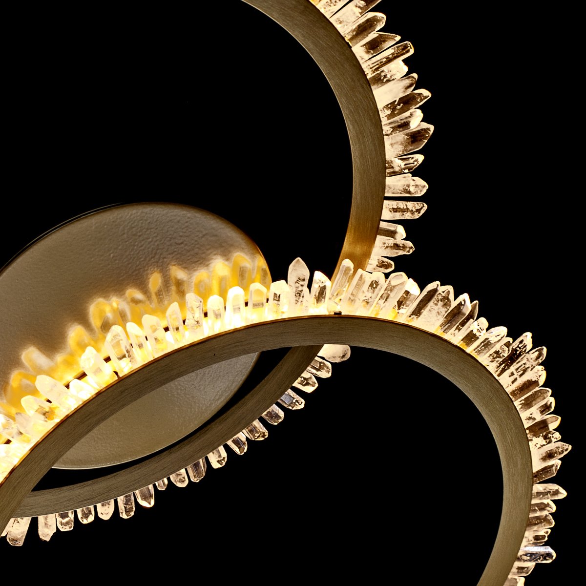 MX20020154-2A satin gold Потолочная люстра Delight Collection Quartz Halo MX20020154-2A satin gold