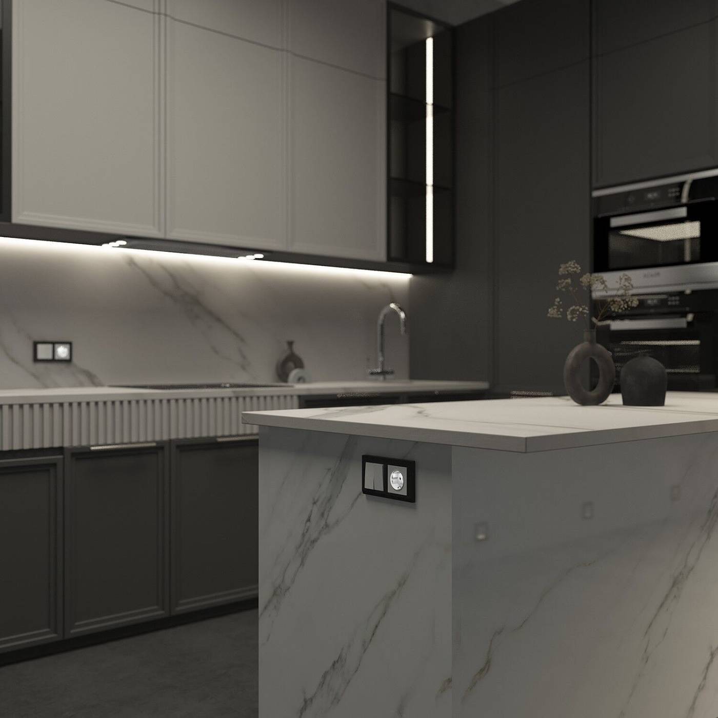 Розетка Werkel Встраиваемые механизмы белые матовые W1171461/ Розетка с подсветкой W (белый матовый)