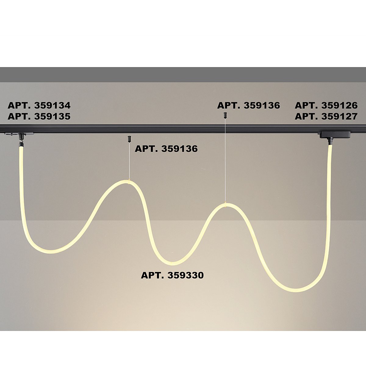 359330 Светодиодный шнур Novotech Ramo 359330