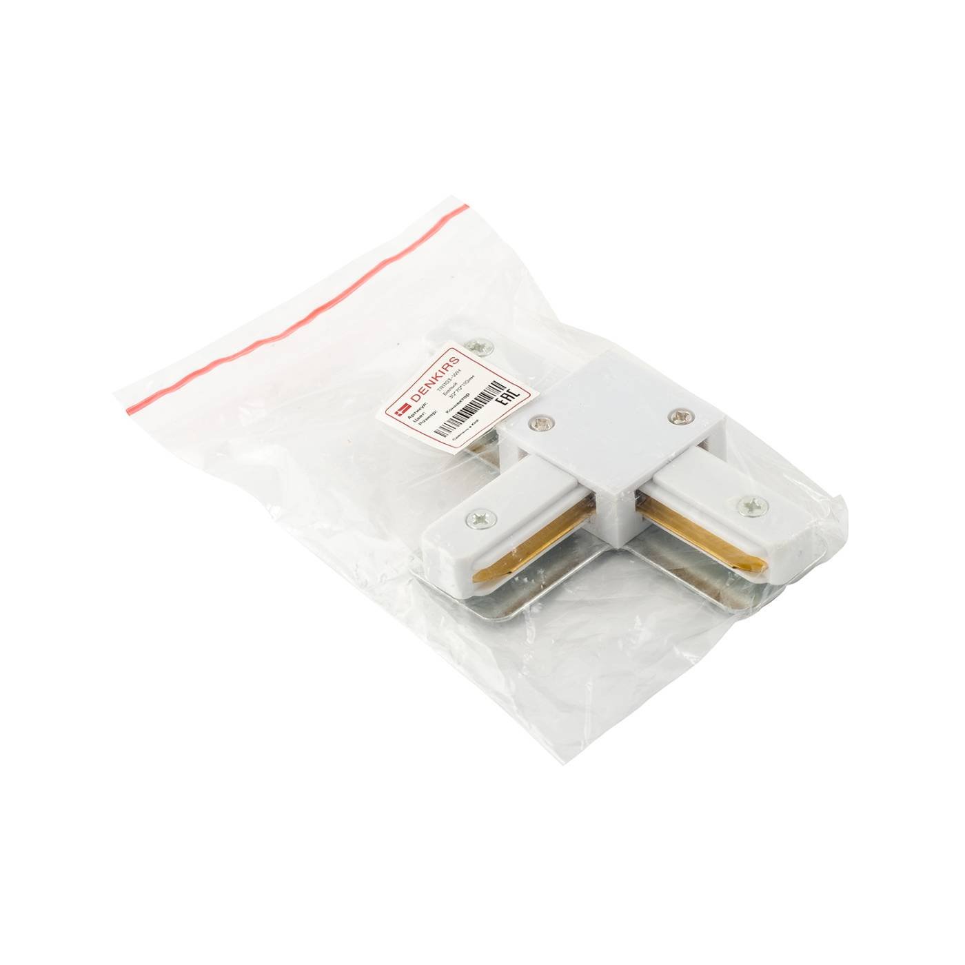 Коннектор для шинопровода Denkirs Dk Track White TR1103-WH