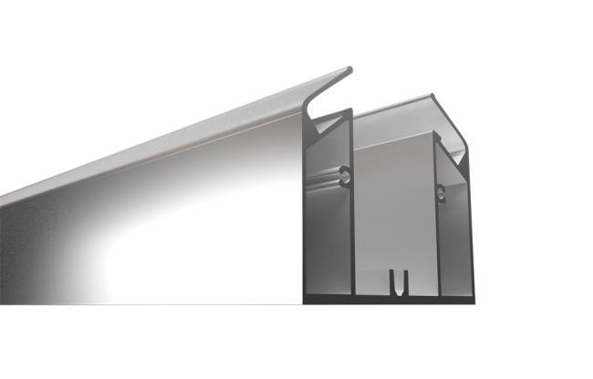 CLT 0.223 05 3000 AL Профиль-адаптер для монтажа в натяжной потолок для магнитного шинопровода Crystal Lux Clt 0.223 CLT 0.223 05 3000 AL