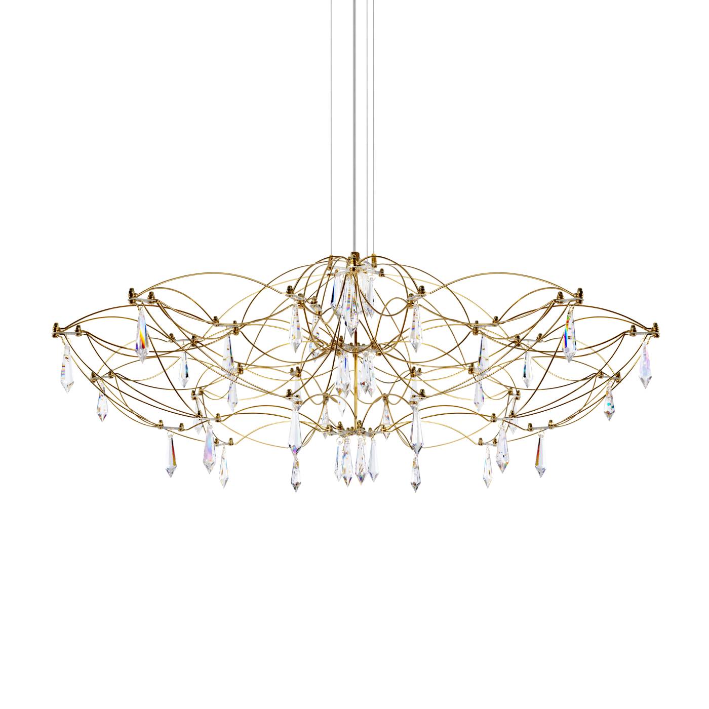 10586/900 Gold Asfour Подвесная люстра Mira Loft It 10586/900 Gold Asfour