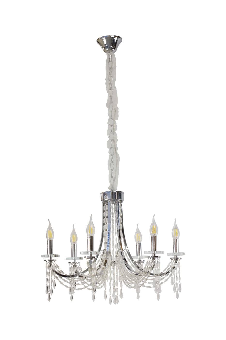 Подвесная люстра AM Group VIORE SP6 Chrome