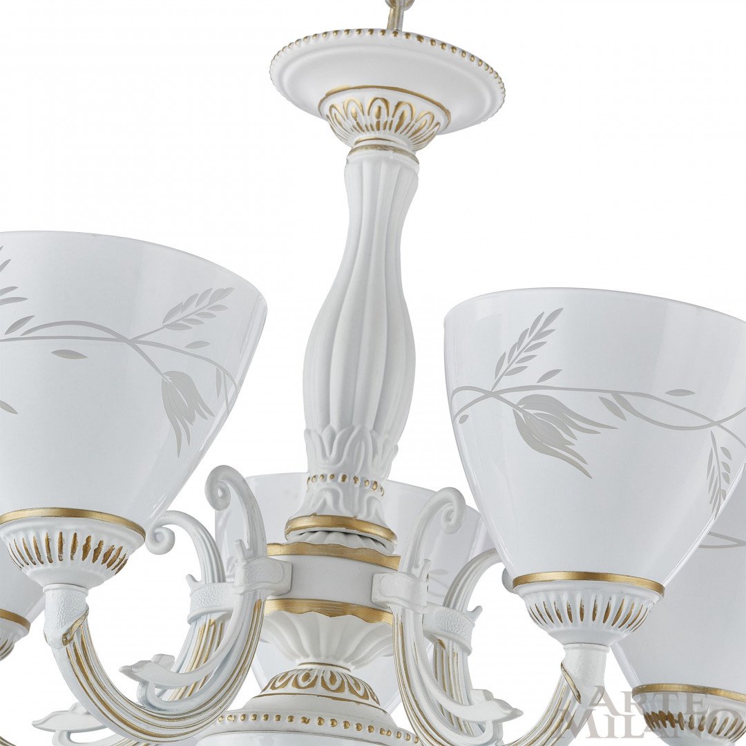Подвесная люстра Arte Milano Am343659 343659/5 WT+G
