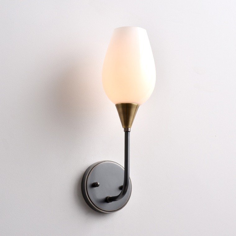 141136-26 Настенное бра ImperiumLoft Viola-Milk-Wall01 141136-26