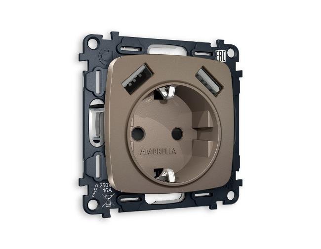 MO639010 Розетка Ambrella Volt OMEGA MO639010