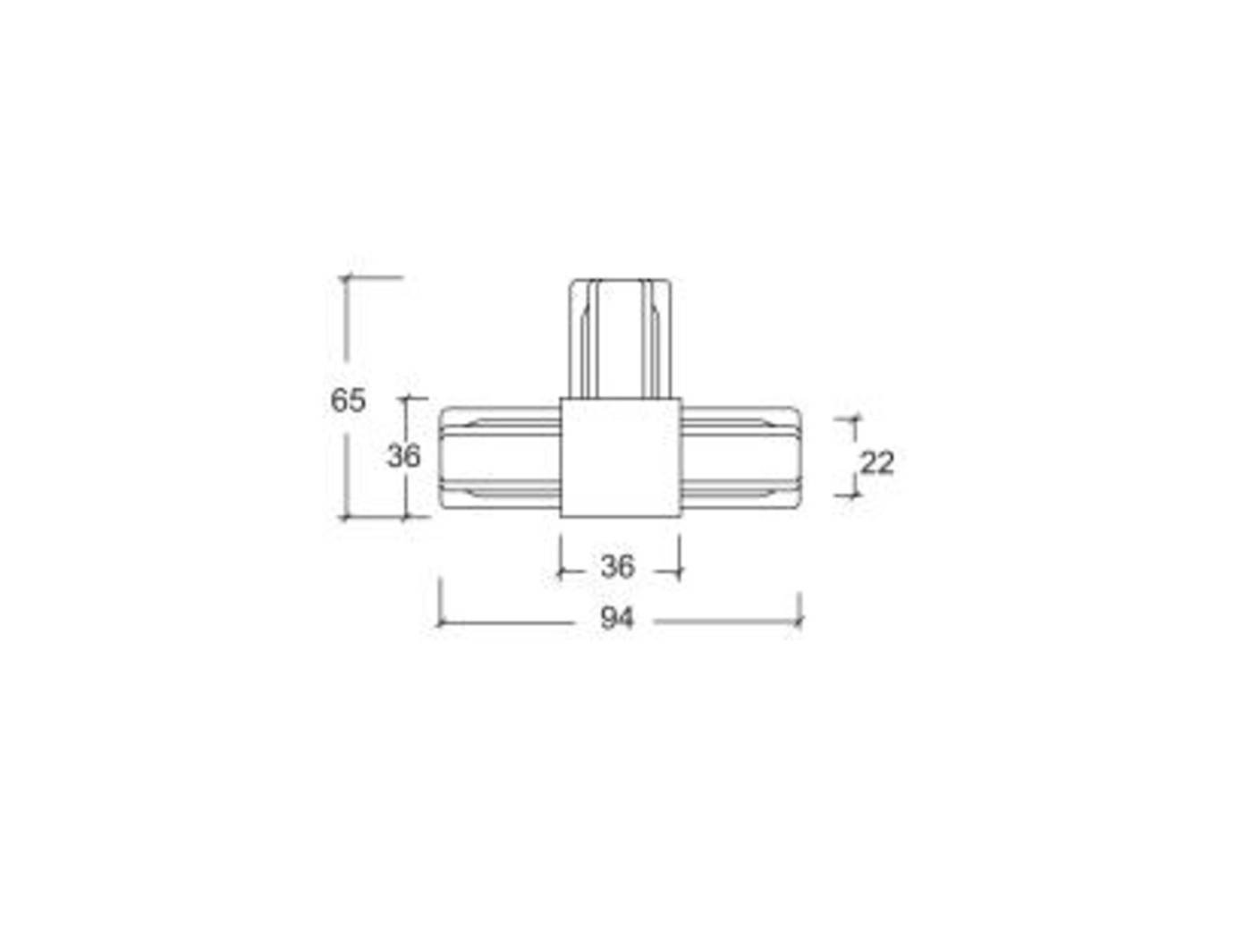 00-00001840 Коннектор Однофазный трек SWG Standard 00-00001840
