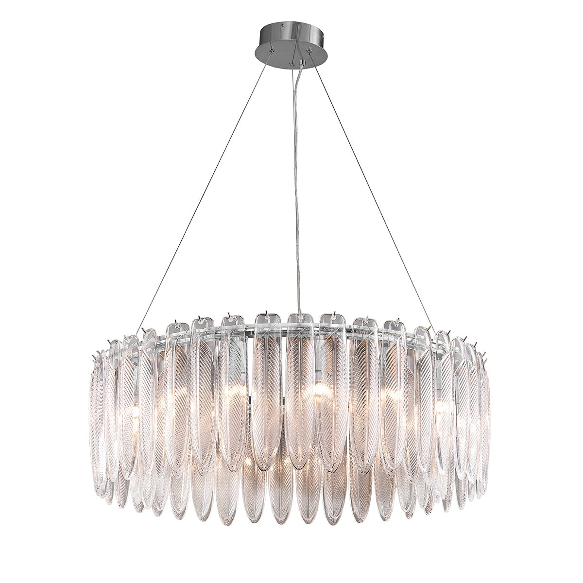 MD22027002-D85 chrome Подвесная люстра Delight Collection Piuma MD22027002-D85 chrome