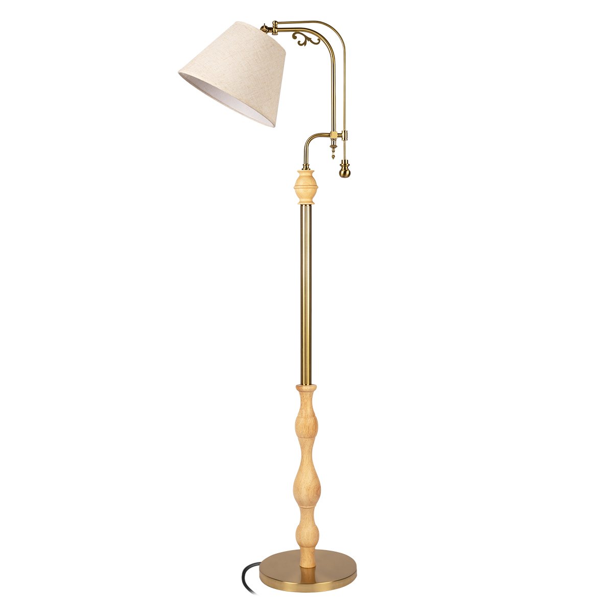 10569F Light wood Торшер напольный Elaine Loft It 10569F Light wood