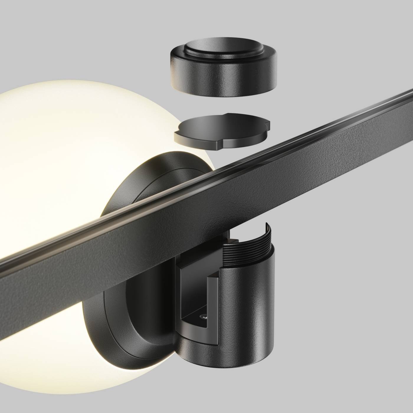 Трековый светильник Luna Maytoni TR229-1-5W3K-B