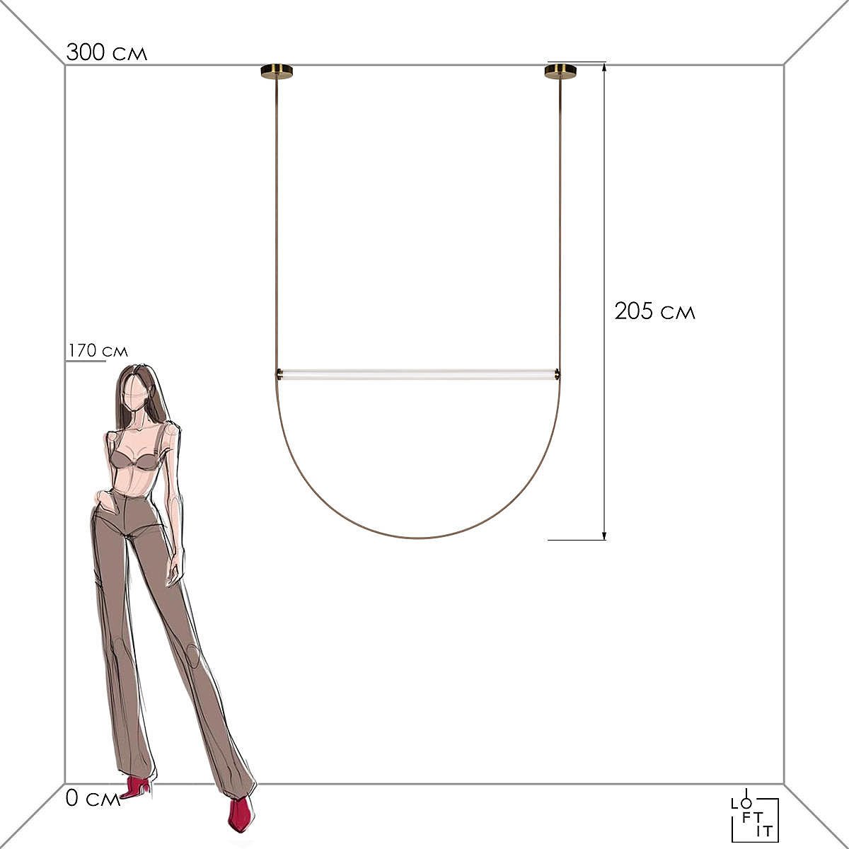 Светильник подвесной Loft It Liana 10221/2050