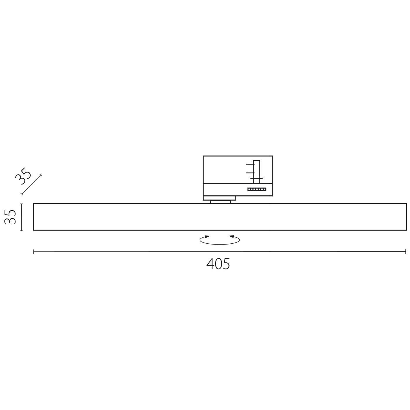 202146-4W Трековый светильник Lilla Lightstar 202146-4W