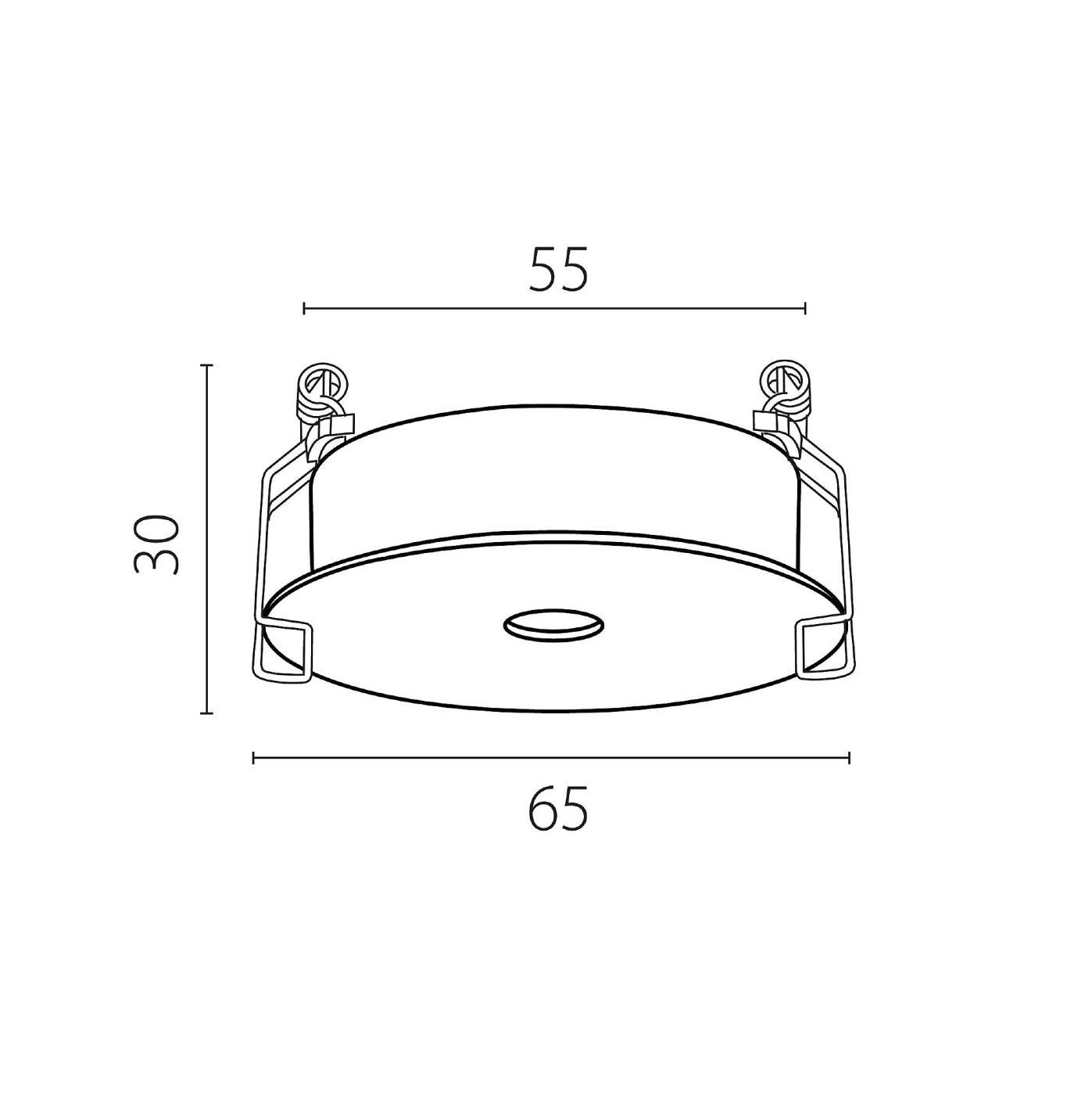 074106-12 Рамка встраиваемая плоская д/светильников 0741х6 Lightstar Spira 074106-12