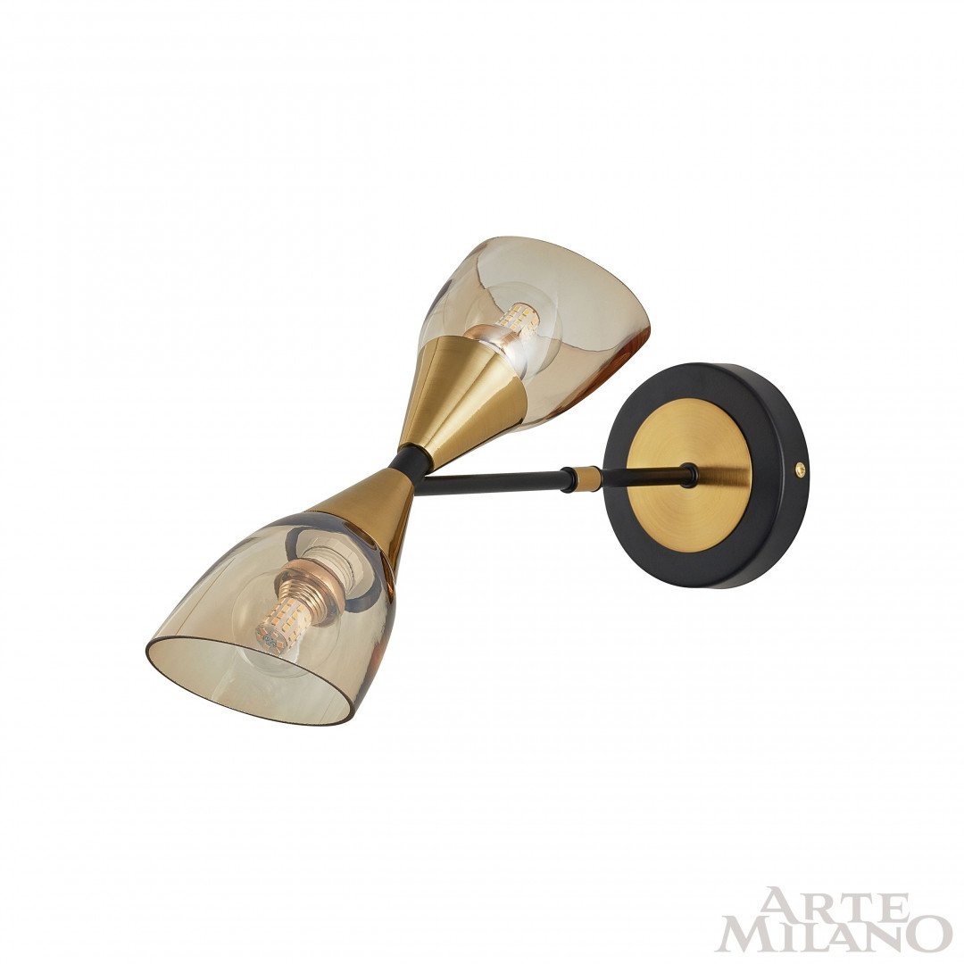 276708/2B BK/GD Настенное бра Arte Milano Neapolis76708 276708/2B BK/GD
