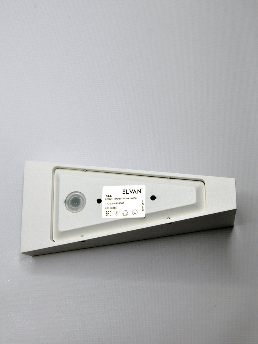 Уличный настенный светильник Elvan 807 GW-807A-6W-NH-Wh