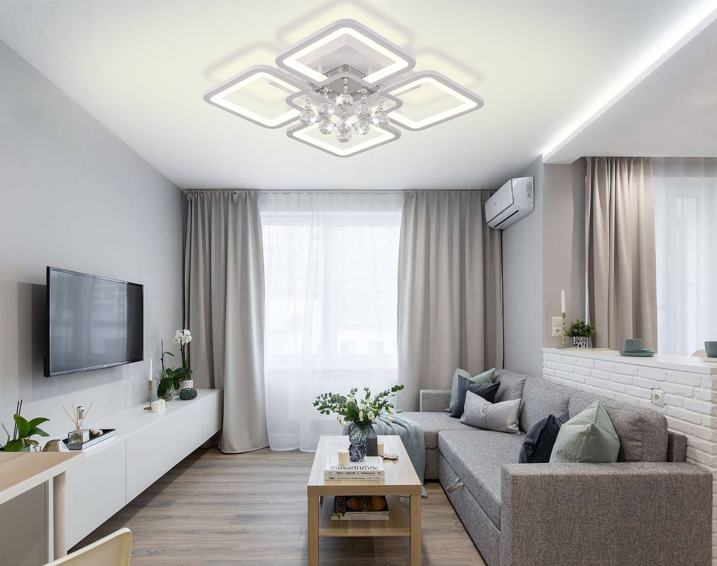 Потолочная люстра Natali Kovaltseva Cascade LED LAMPS 81157