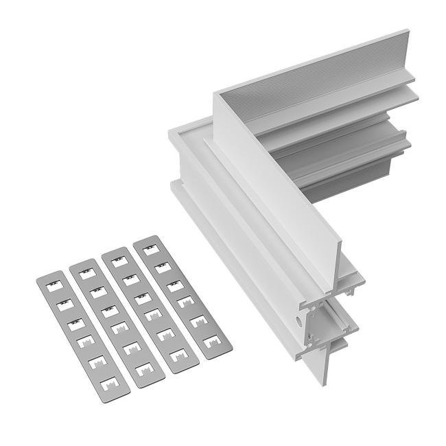 ST1007.549.12 Внутренний угол-соединитель для встраиваемого магнитного шинопровода под ГКЛ 12мм ST Luce Skyline 48+ ST1007.549.12