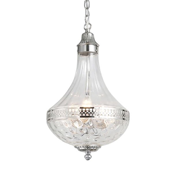 KG0544P-4 nickel Подвесная люстра Delight Collection French Empire Glass KG0544P-4 nickel