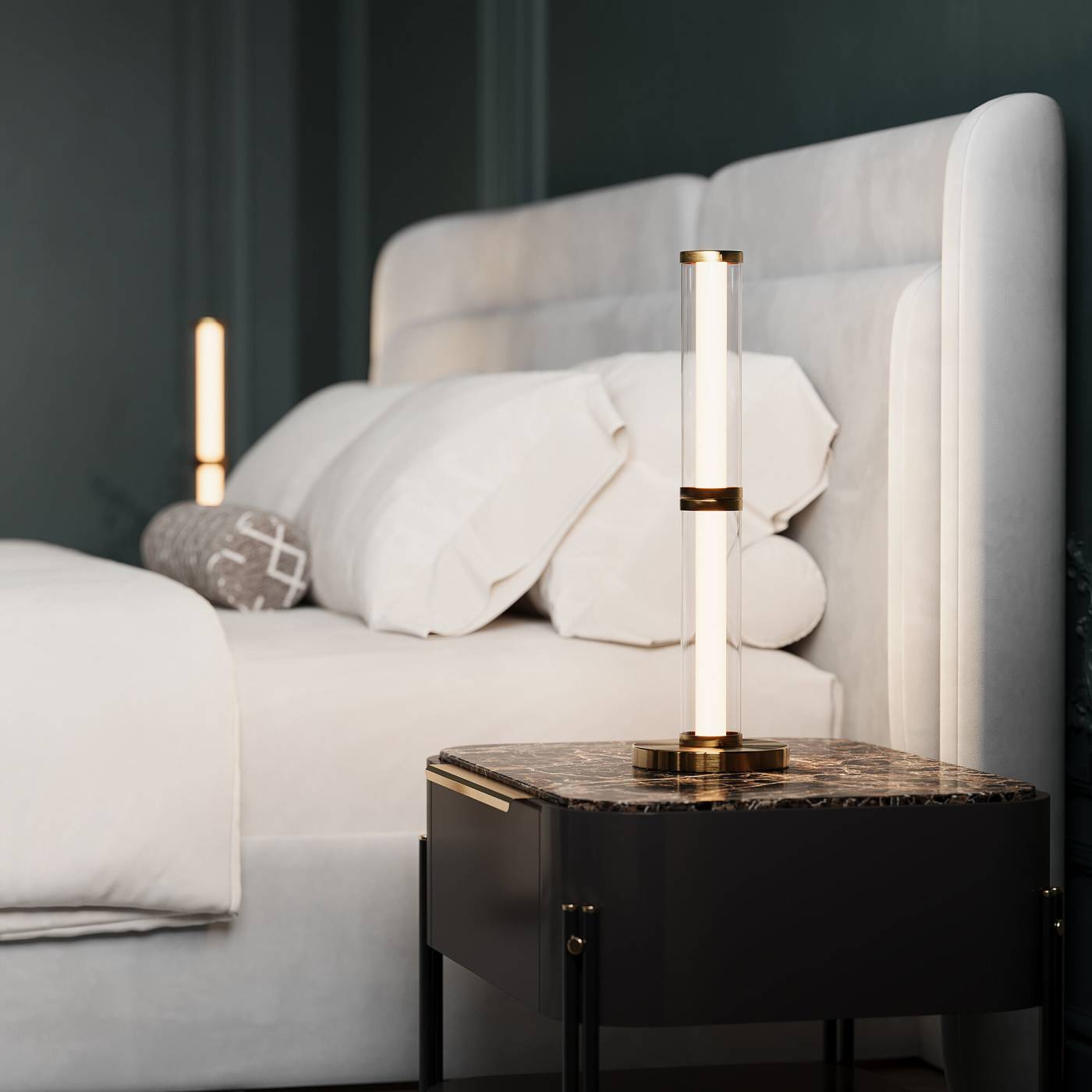 80536/1 латунь Настольная лампа Eurosvet Stark 80536/1 латунь