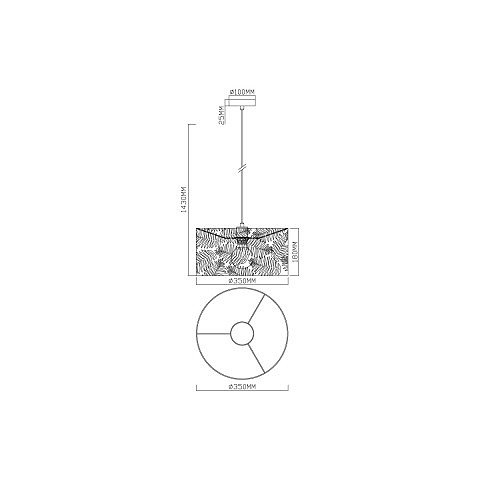 VL4292P01 Светильник подвесной Vele Luce Simonetta VL4292P01