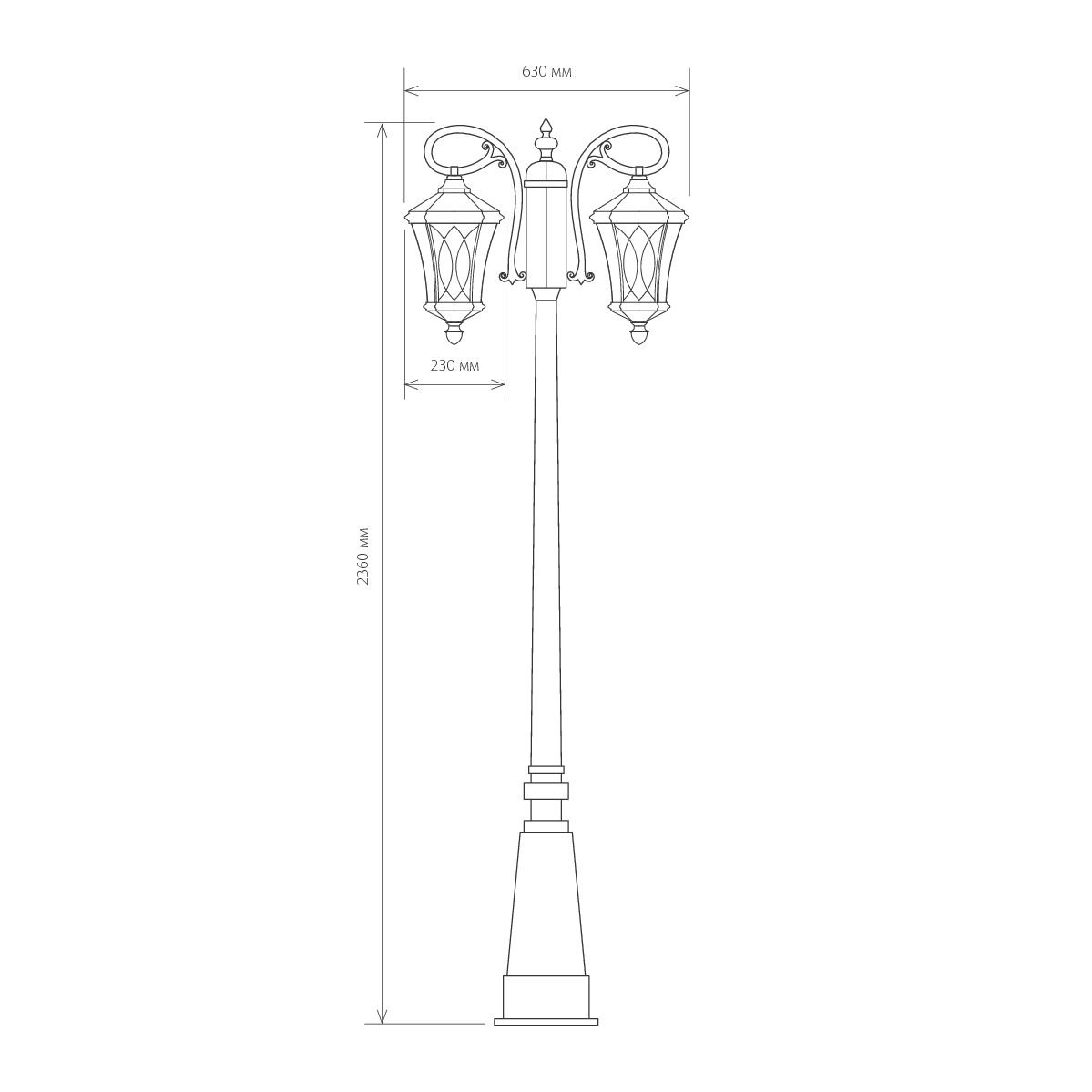 Elektrostandart Virgo Virgo F/2 капучино (GLXT-1450F/2)