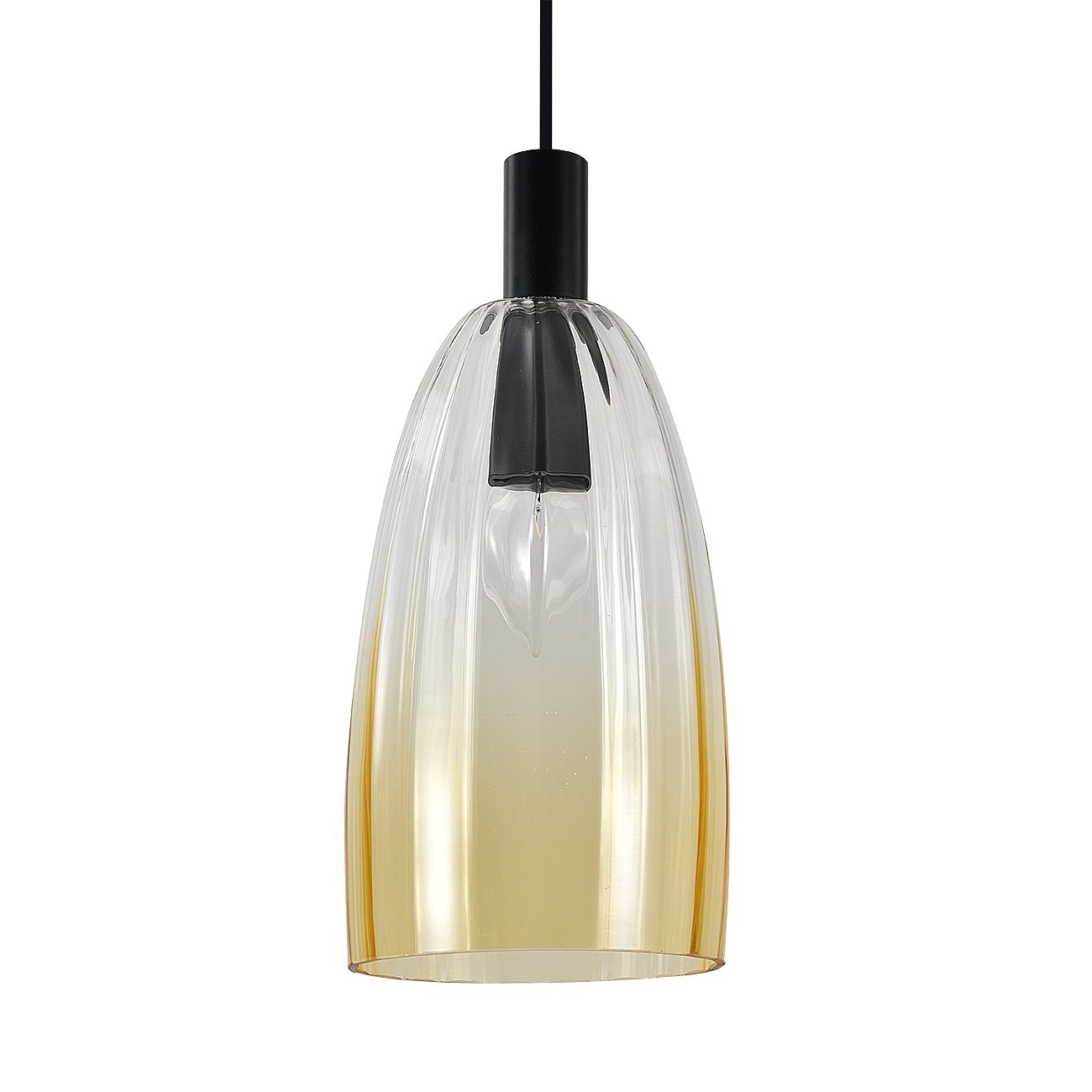 Светильник подвесной Indigo Soave V000494 11047/C/1P Amber
