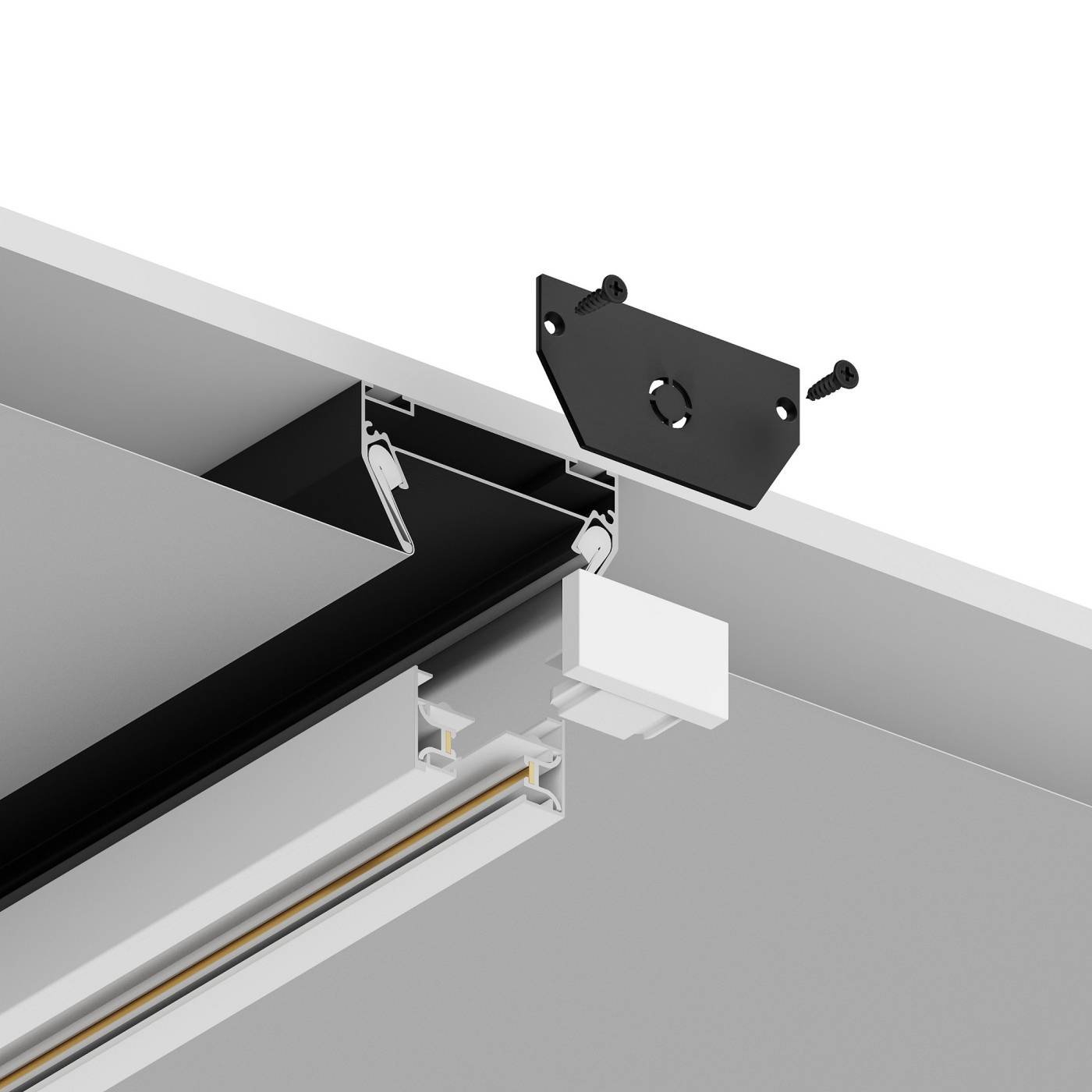 Закладной профиль под шинопровод для натяжного потолка-3м Hesby Lighting Skylite HSBL_0193