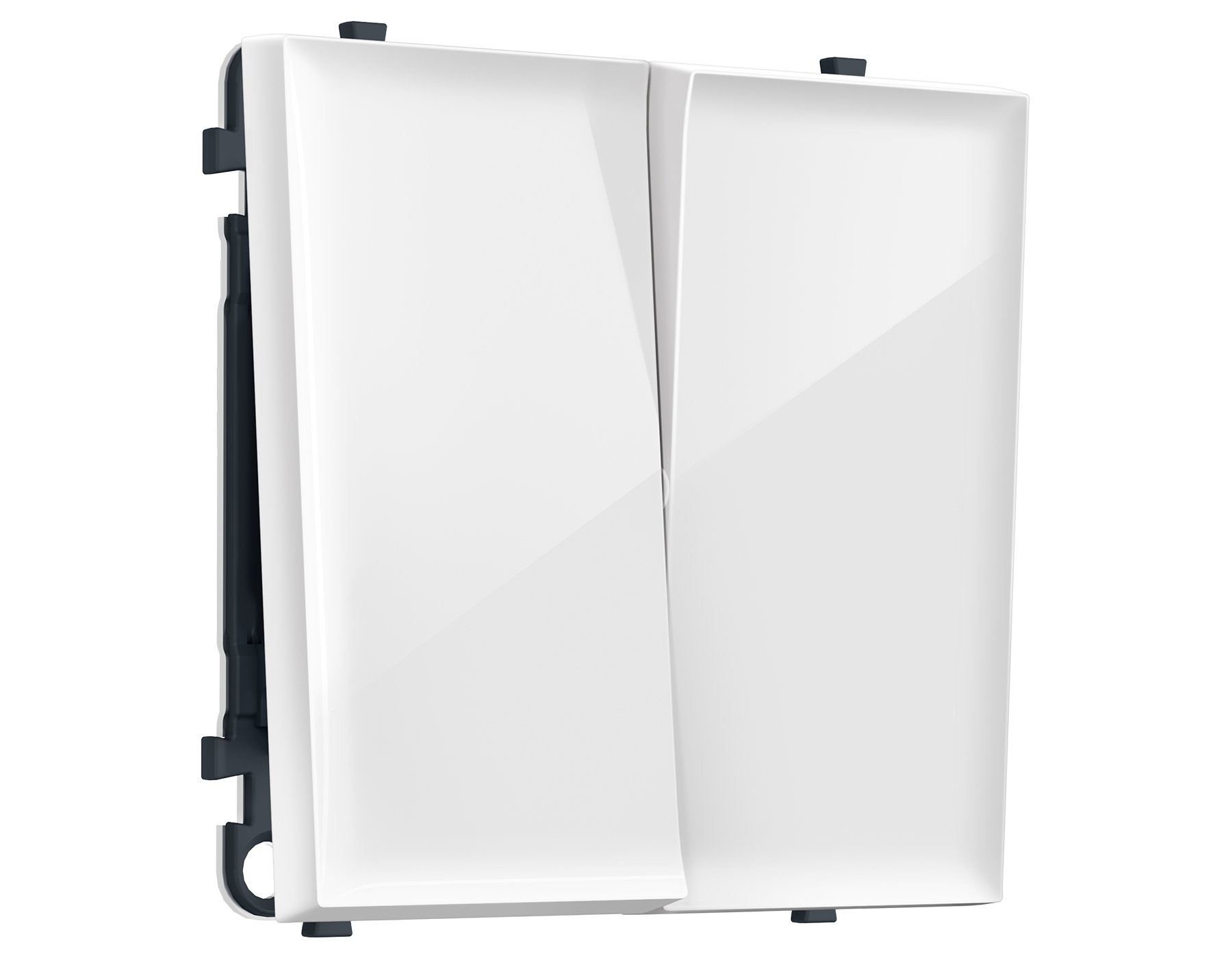 MS103010 MS103010 Комплект механизма 2-кл выключателя SIGMA Белый глянец 10A-250V QUANT PRO (SP1030, PR115)