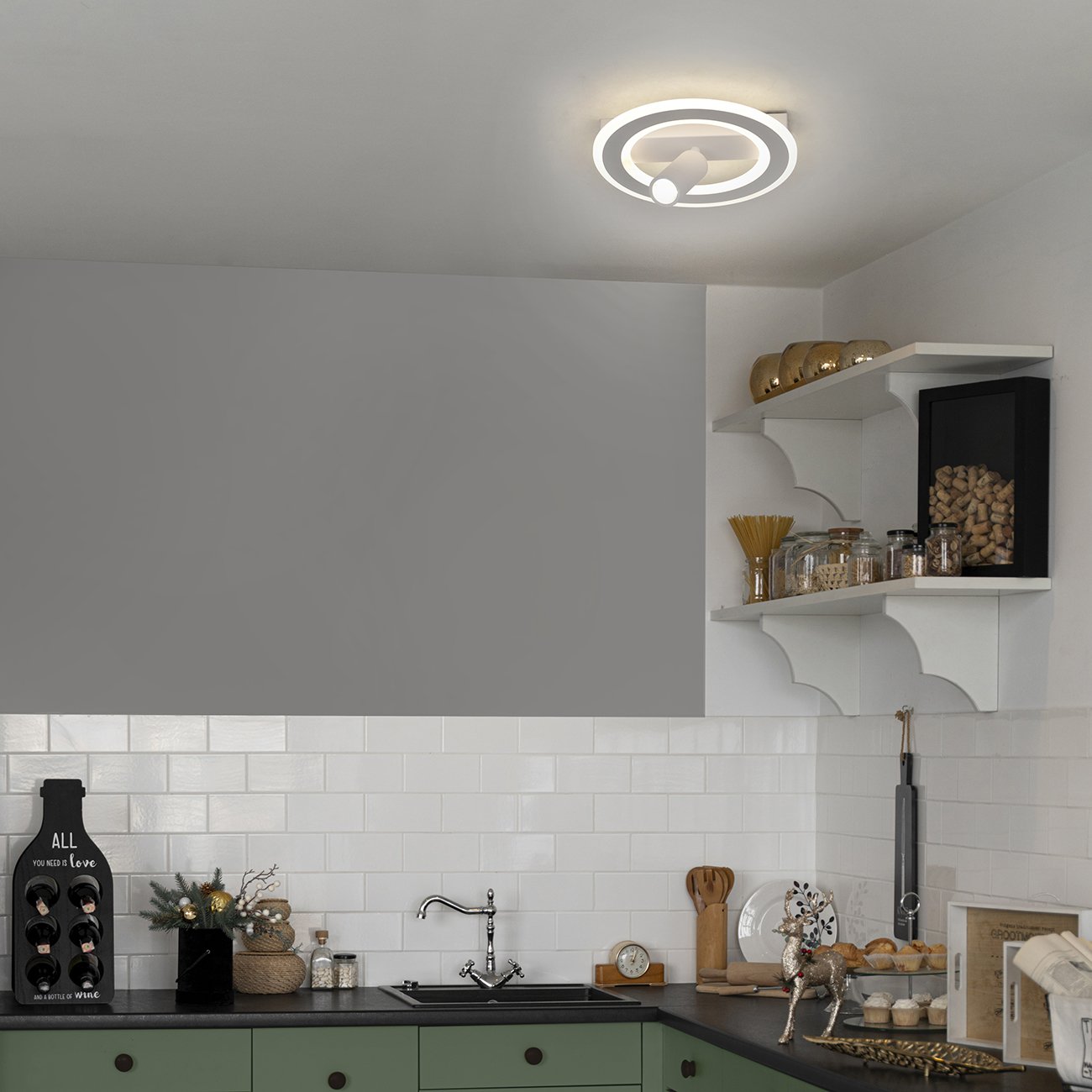20045SMA/01LED WH Потолочный светильник Escada 20045SMA/01LED WH