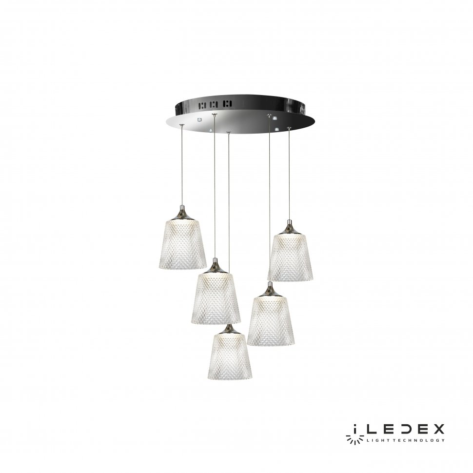 Светильник подвесной ILedex Flora WD8007-5 CR
