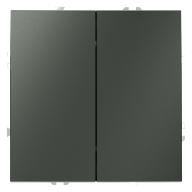 VLS020306 Проходной переключатель двухклавишный Voltum S70 VLS020306