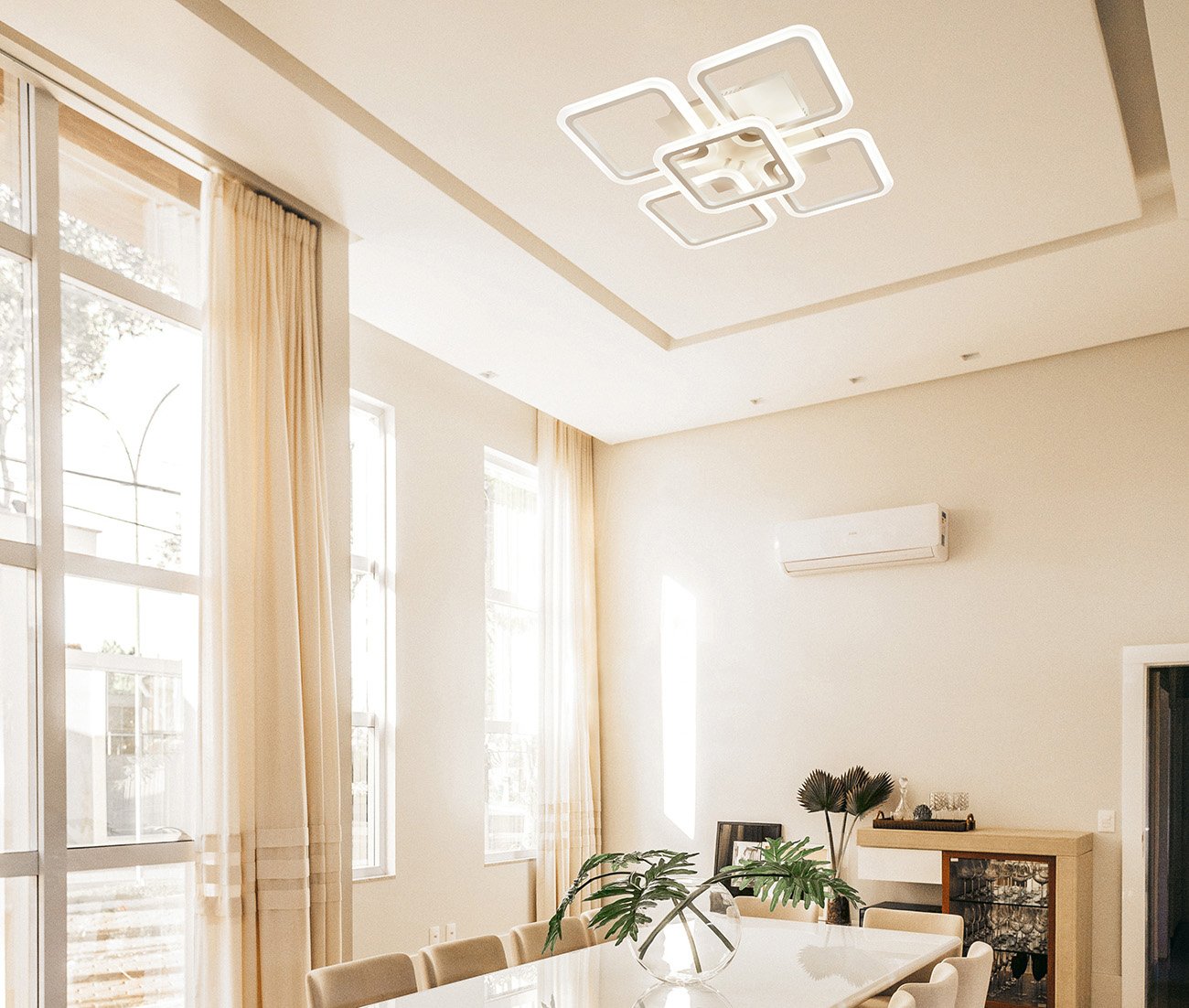 10220/5LED 98W Потолочная люстра Escada Square 10220/5LED 98W